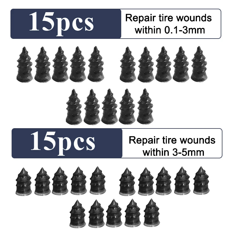 Rubber Tire Repair Nails – Assorted Packs