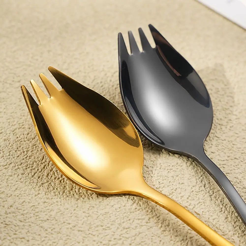 Long-Handle Stainless Steel Spork
