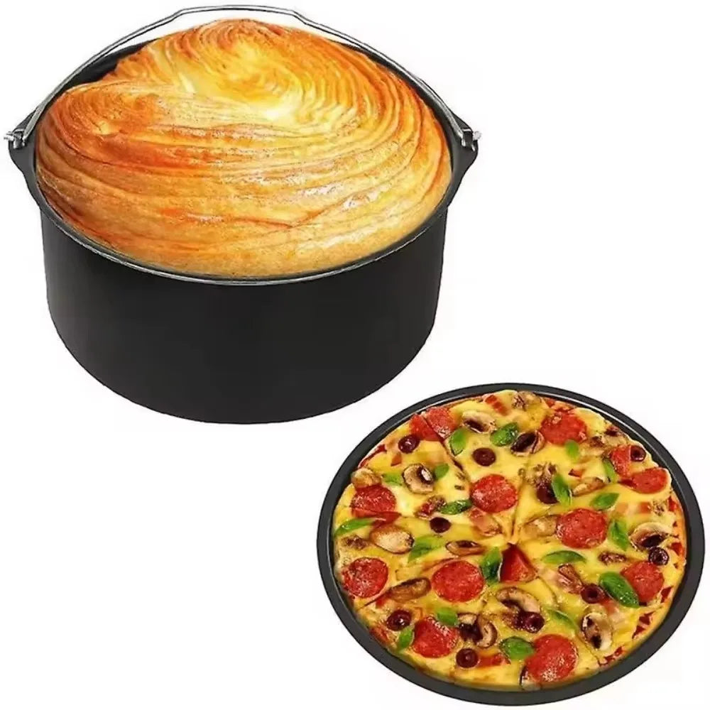 Carbon Steel Cake Pan with Handle, Multiple Sizes