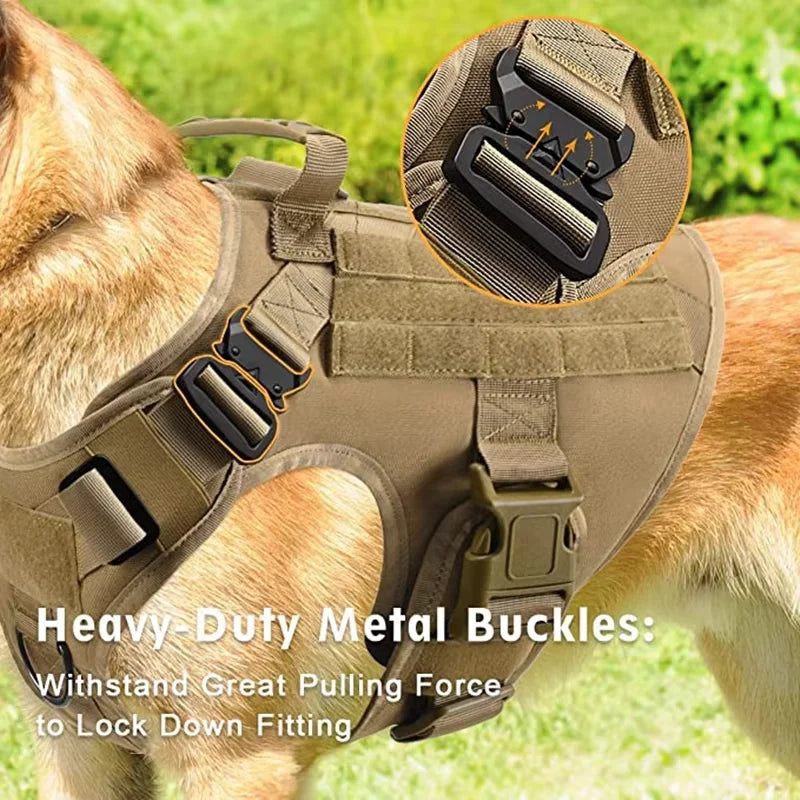PETRAVEL Adjustable Dog Harness & Collar Set
