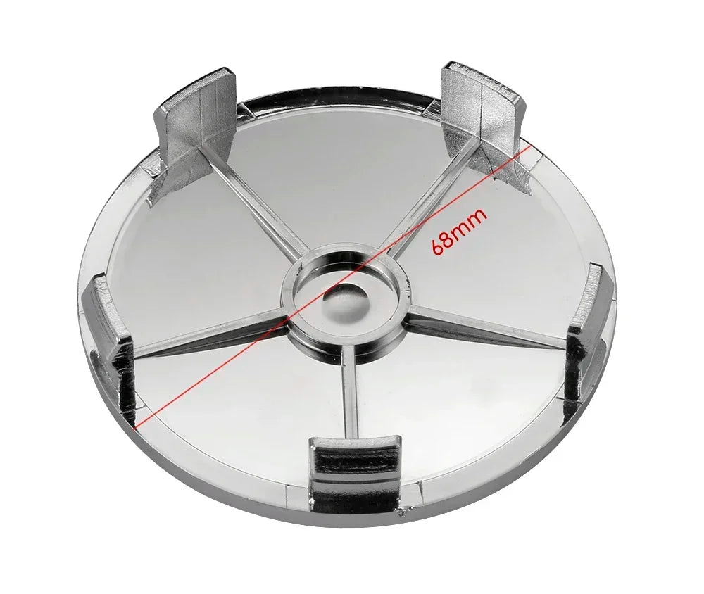 68 mm Wheel Center Caps – Set of 4