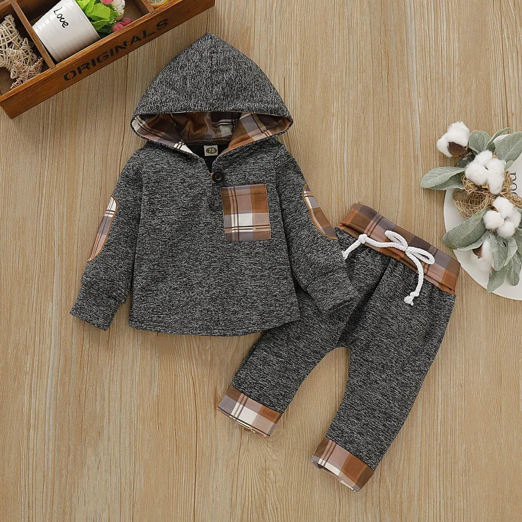 Baby Hooded Top and Pants Set