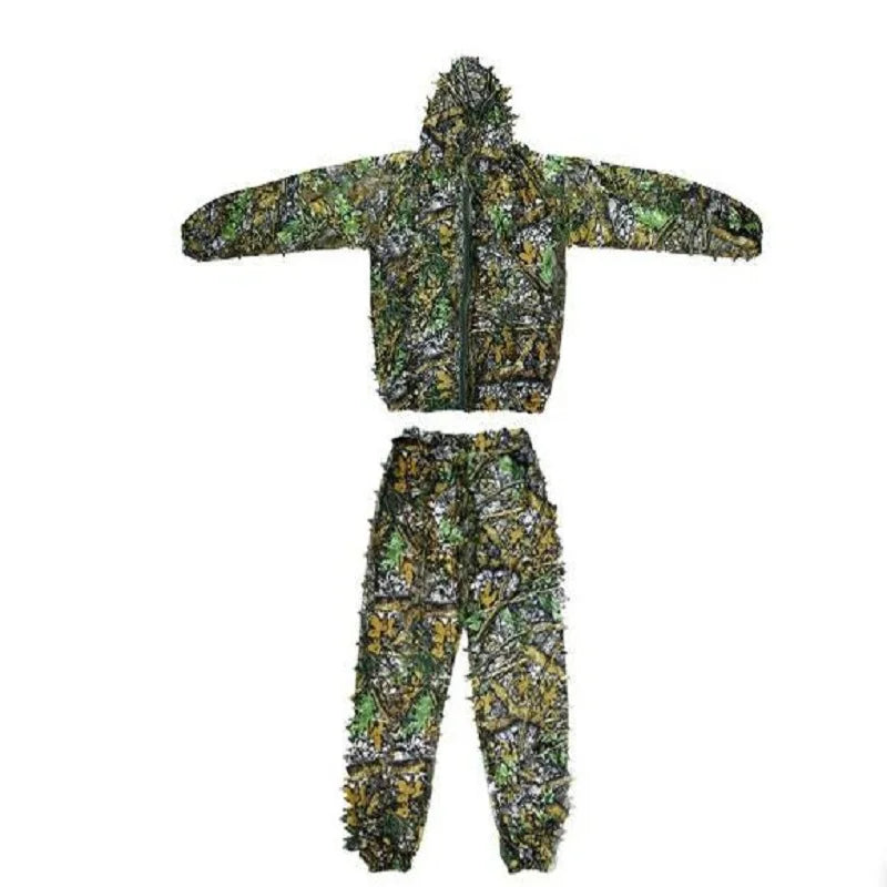 Camouflage Ghillie Jacket & Pants Set
