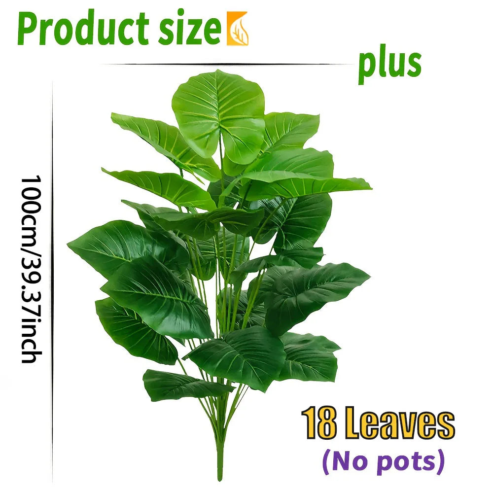 Artificial Palm Tree, 100 cm with 18 Leaves