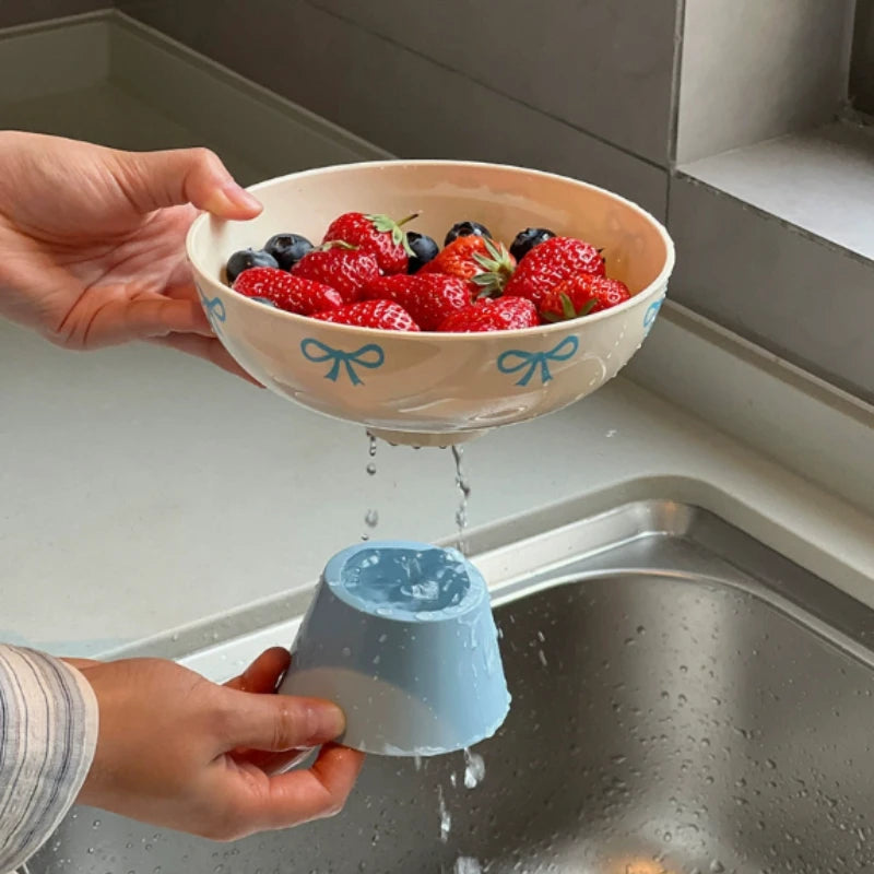 Raised Plastic Fruit Draining Tray