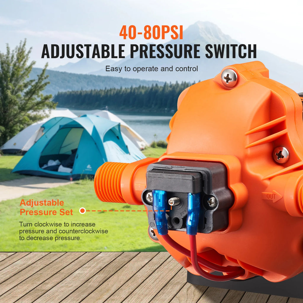 SucceBuy 12V Diaphragm Water Pump