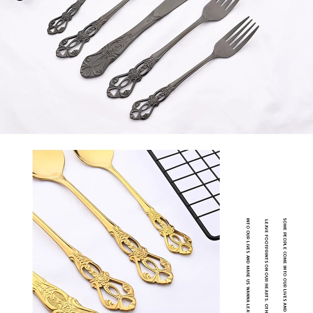 Zoseil Stainless Steel Flatware — 36 Pieces