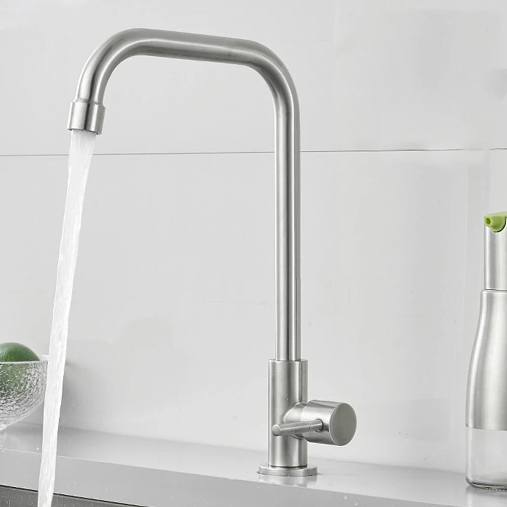 LEENKEA Rotating Stainless-Steel Kitchen Faucet