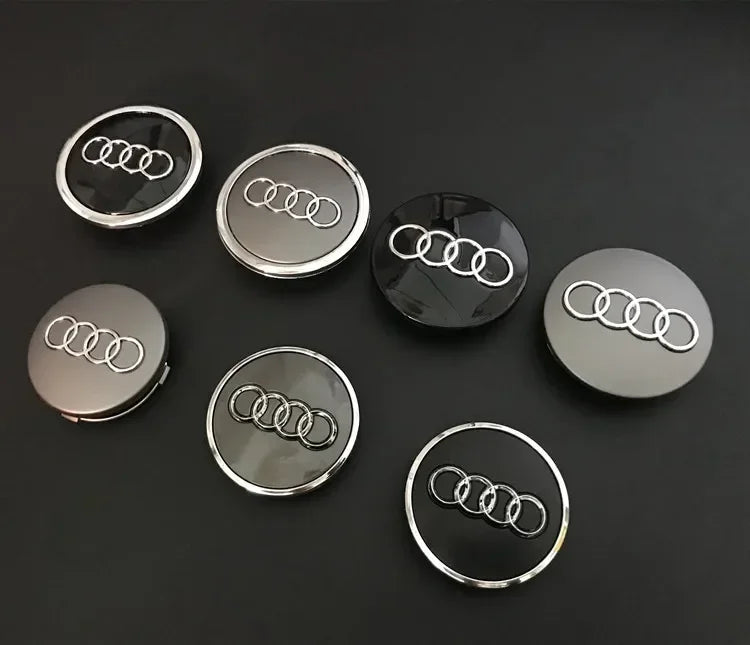 Wheel Center Caps – Set of 4, 60–69 mm Options