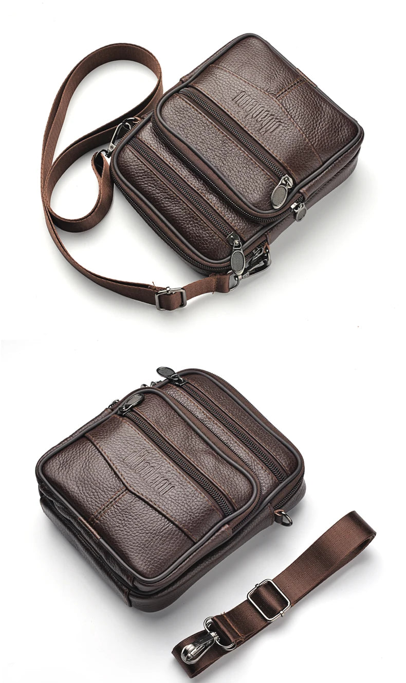 Men's Leather Crossbody Bag
