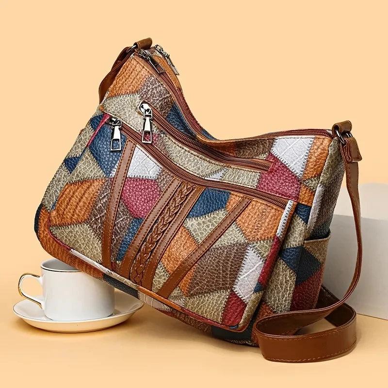 Yogodlns Women's Vintage-Style Crossbody Bag