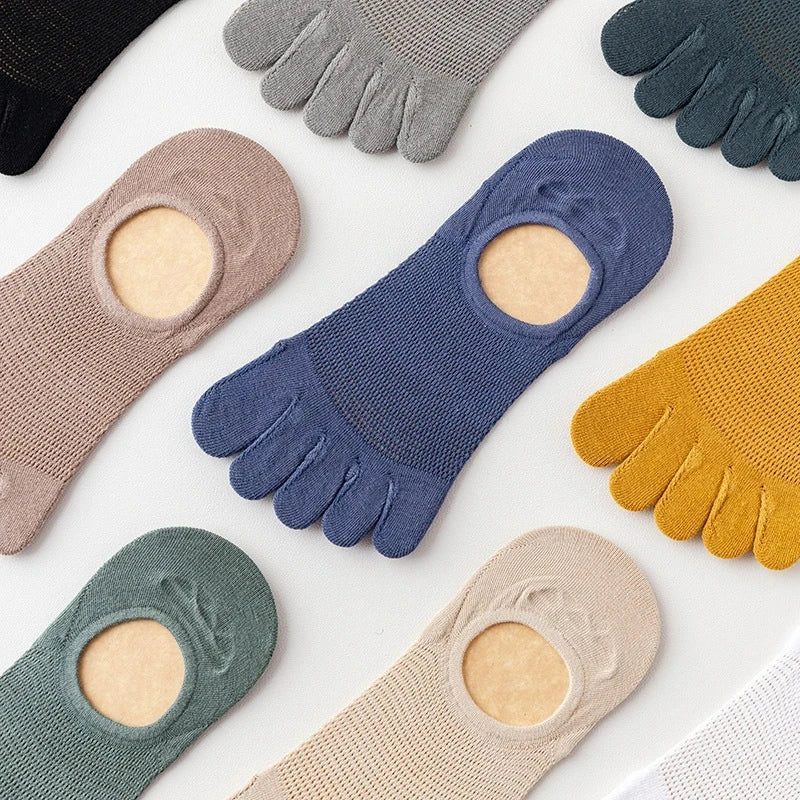 Men's Low-Cut Toe Socks – 3 Pairs