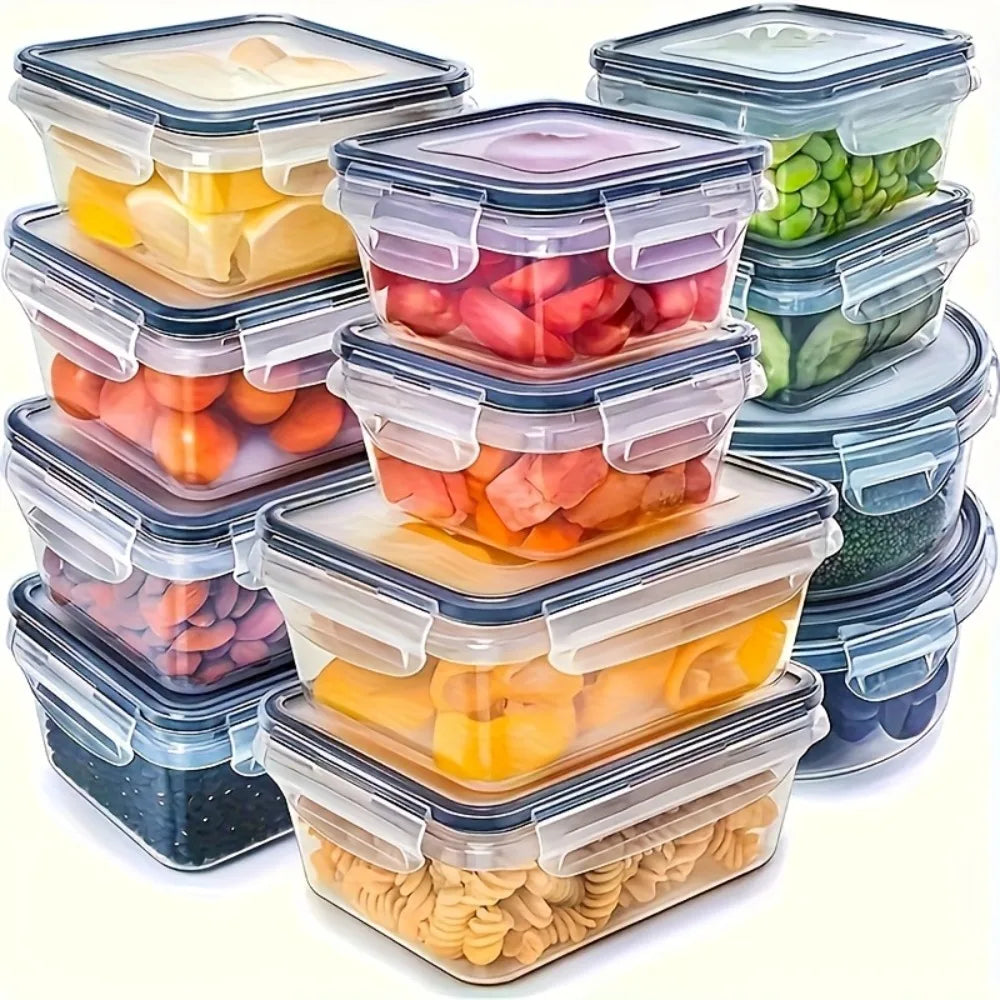 Locking-Lid Food Storage Containers — 8-Piece Option