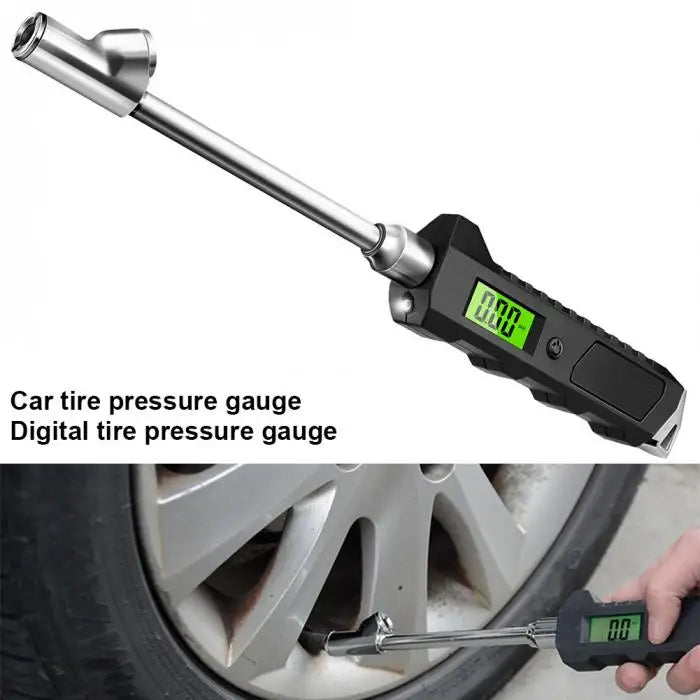 Digital Dual-Head Tire Pressure Gauge – 230 PSI