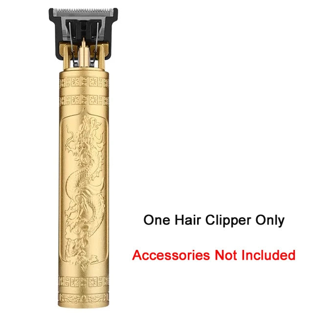 Rechargeable Vintage-Style Hair Trimmer & Clipper