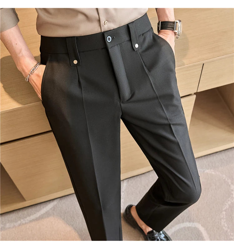 Men's Smart-Casual Stretch Dress Pants