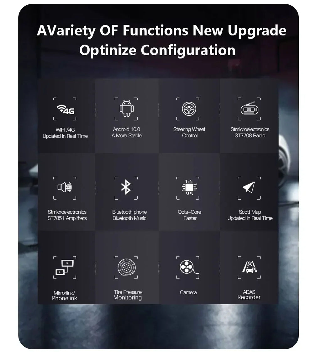 8-Inch Android Stereo for Selected Volvo Models