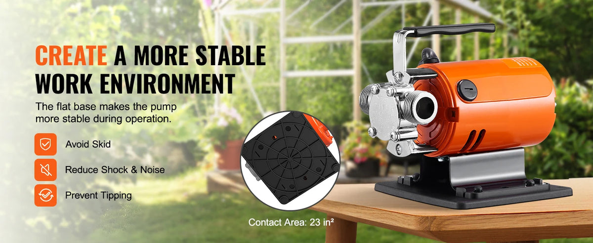SucceBuy 120V 360 GPH Portable Water Transfer Pump
