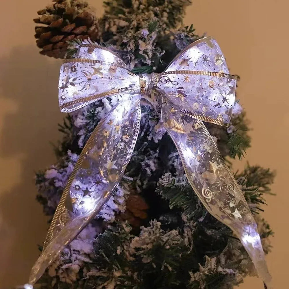 Christmas Ribbon Fairy Lights, 3 m or 5 m