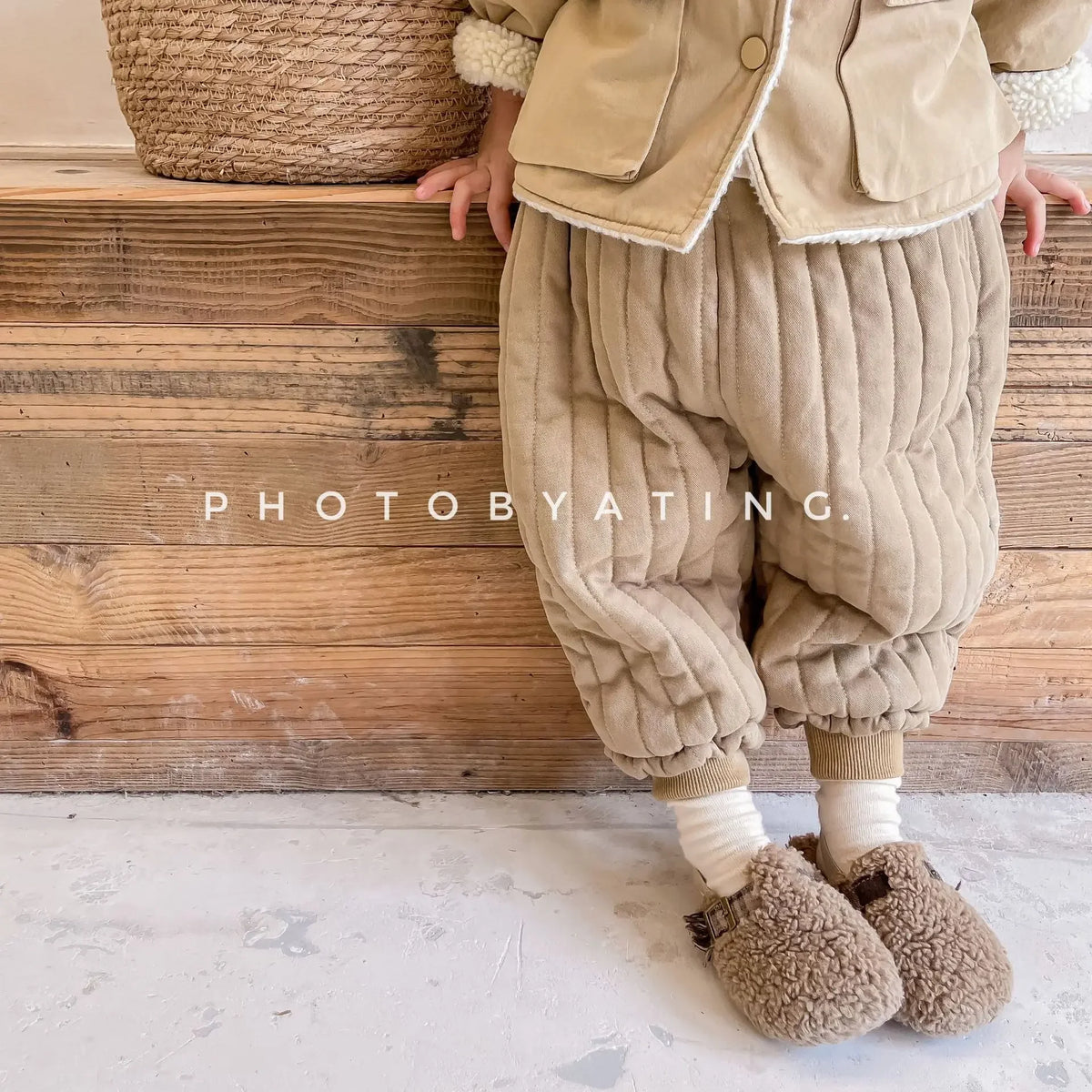 Children's Clothing From 2 To 7 Years Winter Kids Warm Cotton-Padded Trousers Baby Girls Thick Pants Toddler Boys Wear Clothes Whispering Desires Shoppe