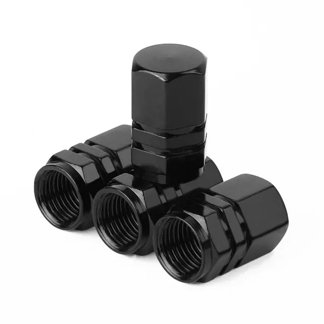 Aluminum Tire Valve Caps – Set of 4