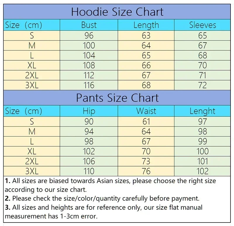 Women's Printed Hoodie and Drawstring Pants Set