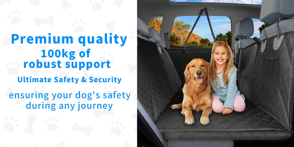 BINGOPAW Dog Back Seat Cover & Seat Extender