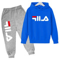 Children's Printed Hoodie and Pants Set