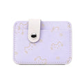 Women's Cat-Print Mini PU Wallet