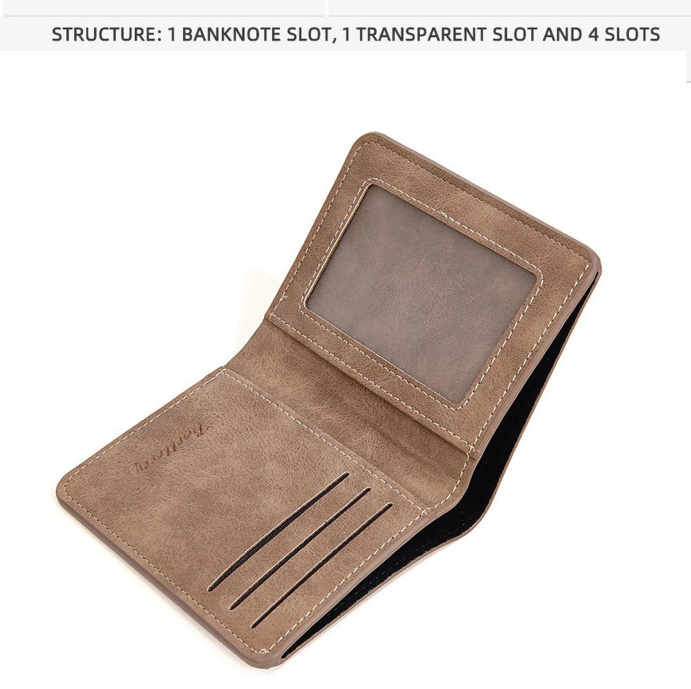 Baellerry Men's PU Wallet with Money Clip