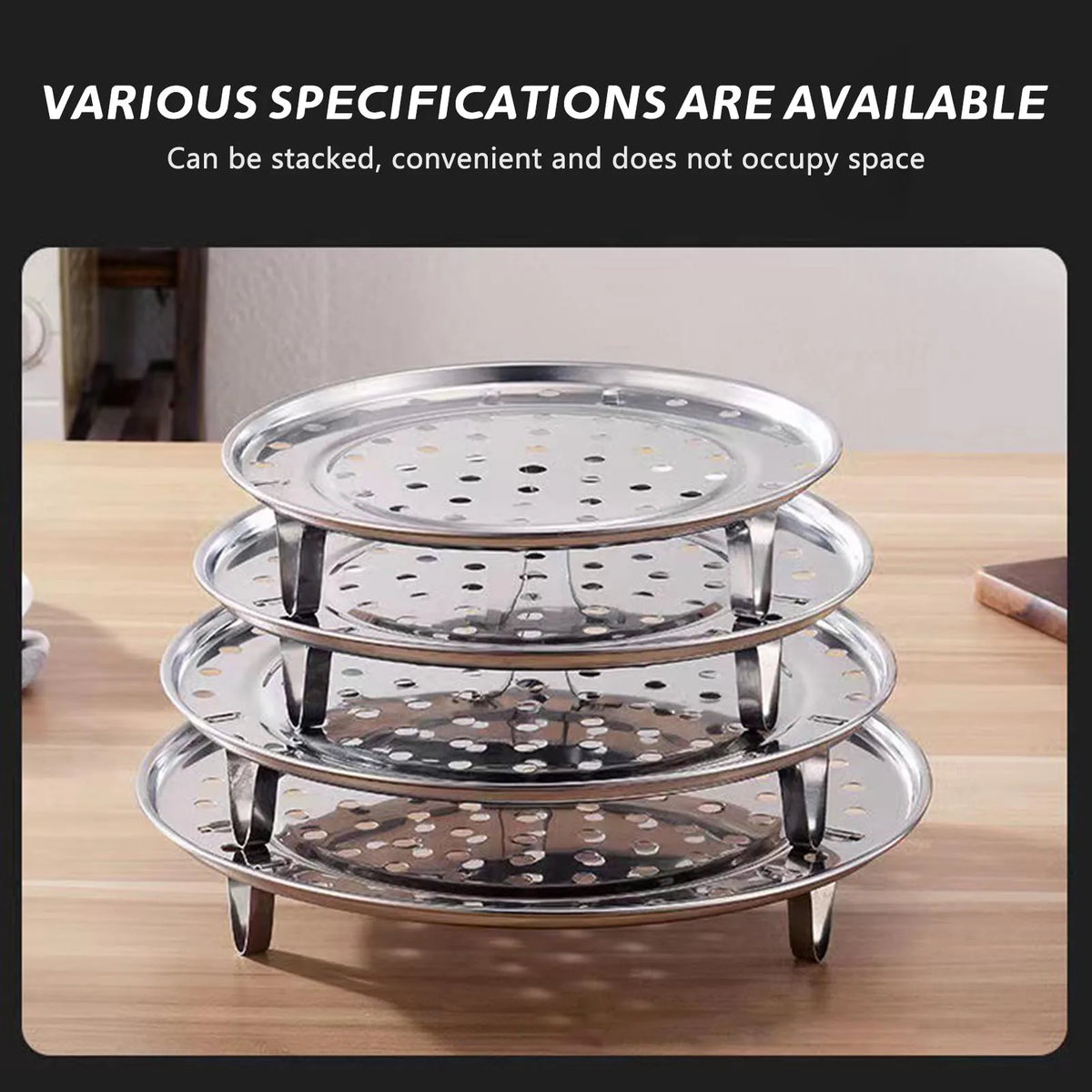 ACRDDK Stainless Steel Steamer Rack