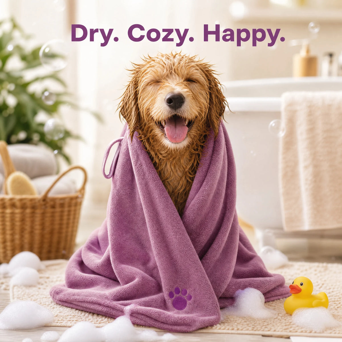 Microfiber Pet Bath Towel
