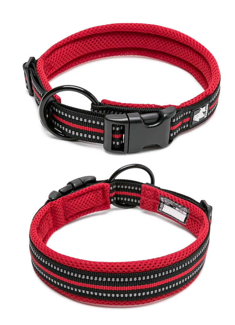 Winhyepet Padded Nylon Dog Collar