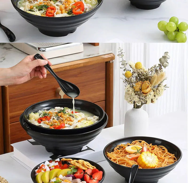 Frosted Melamine Bowls — Assorted Sizes