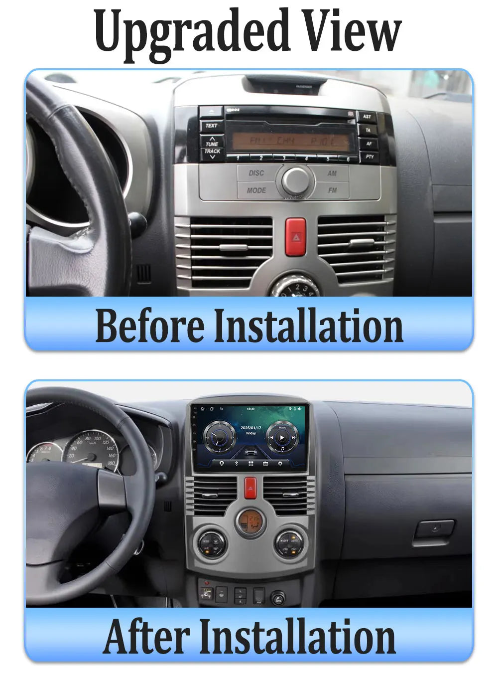 9-Inch Car Stereo for Toyota Rush and Daihatsu Terios