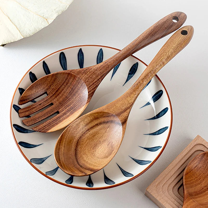 BalmyDays Acacia Wood Serving Spoons