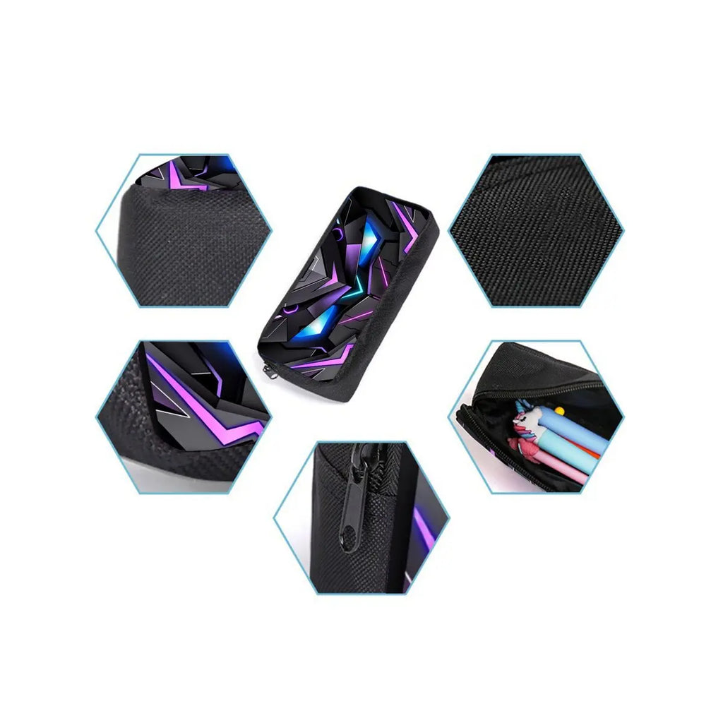 Robot Print School Bag Set – 3 Pieces