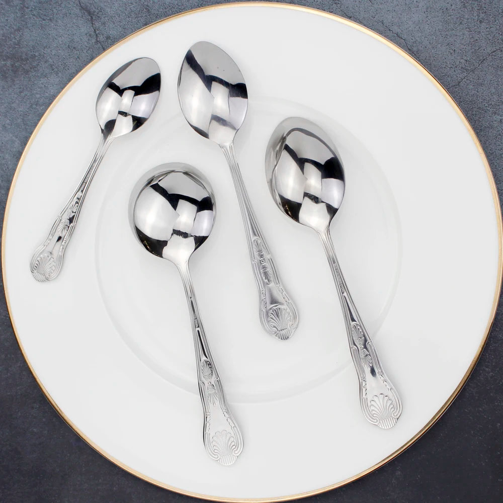 LUCF Vintage-Style Stainless Steel Flatware