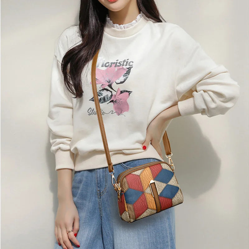 Yogodlns Women's Plaid Shoulder Bag