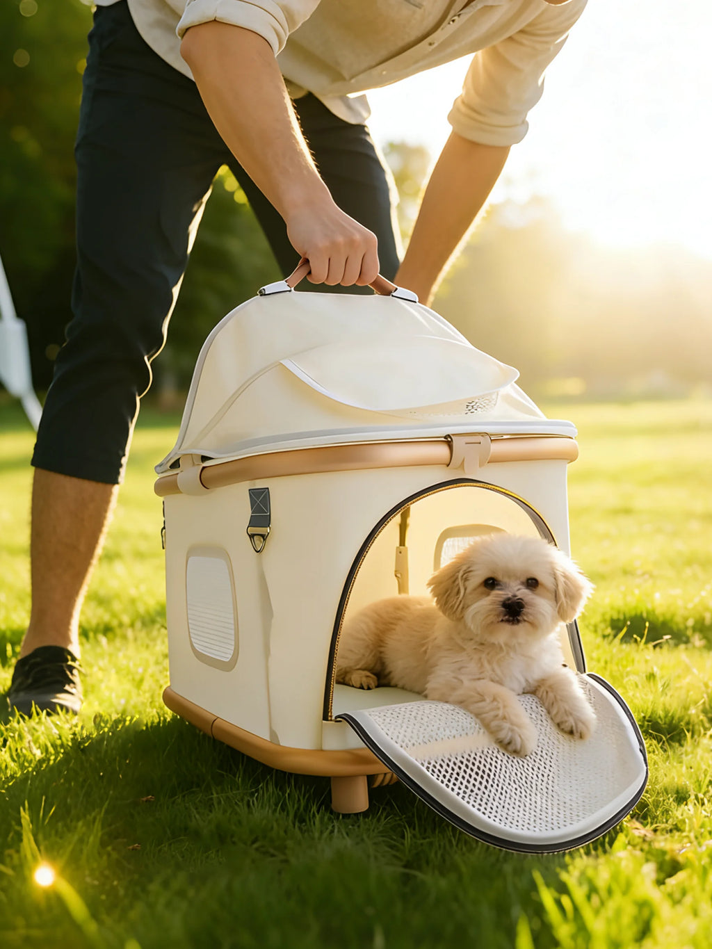 Pet Stroller for Dog & Cat, Pubby Stroller Upload to 55lbs,Dog Basket,Luxury Dog Stroller Whispering Desires Shoppe