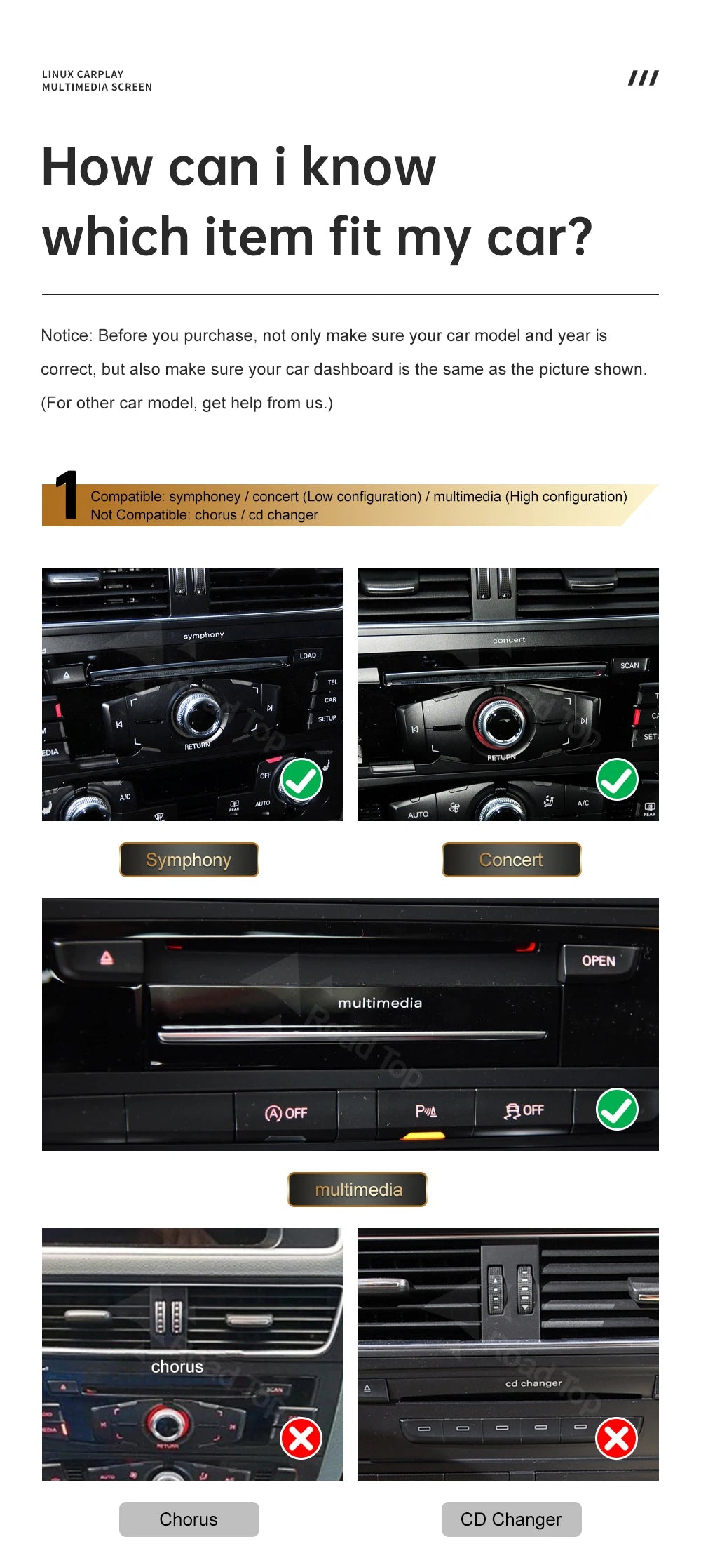 Road Top CarPlay Display for Audi Q5 2009–2017