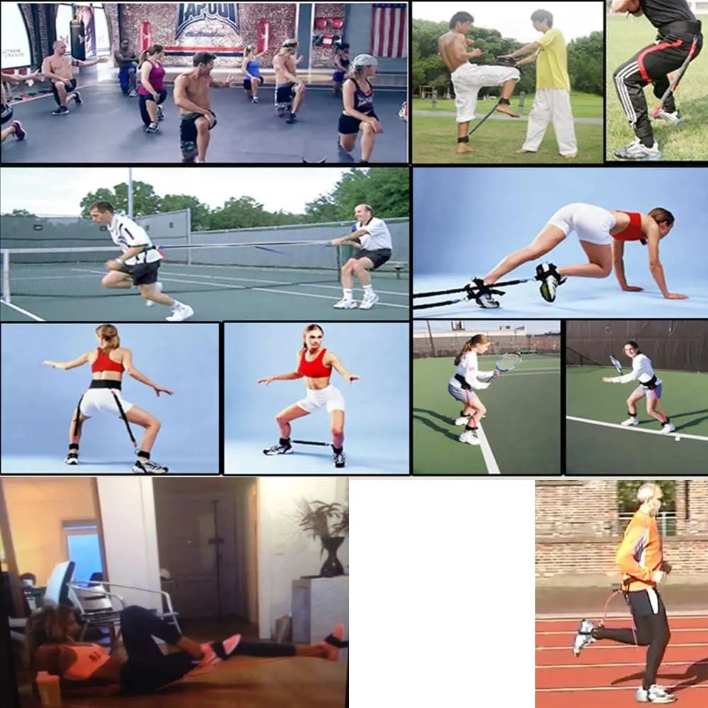 Jump-Training Resistance Tube & Belt Set