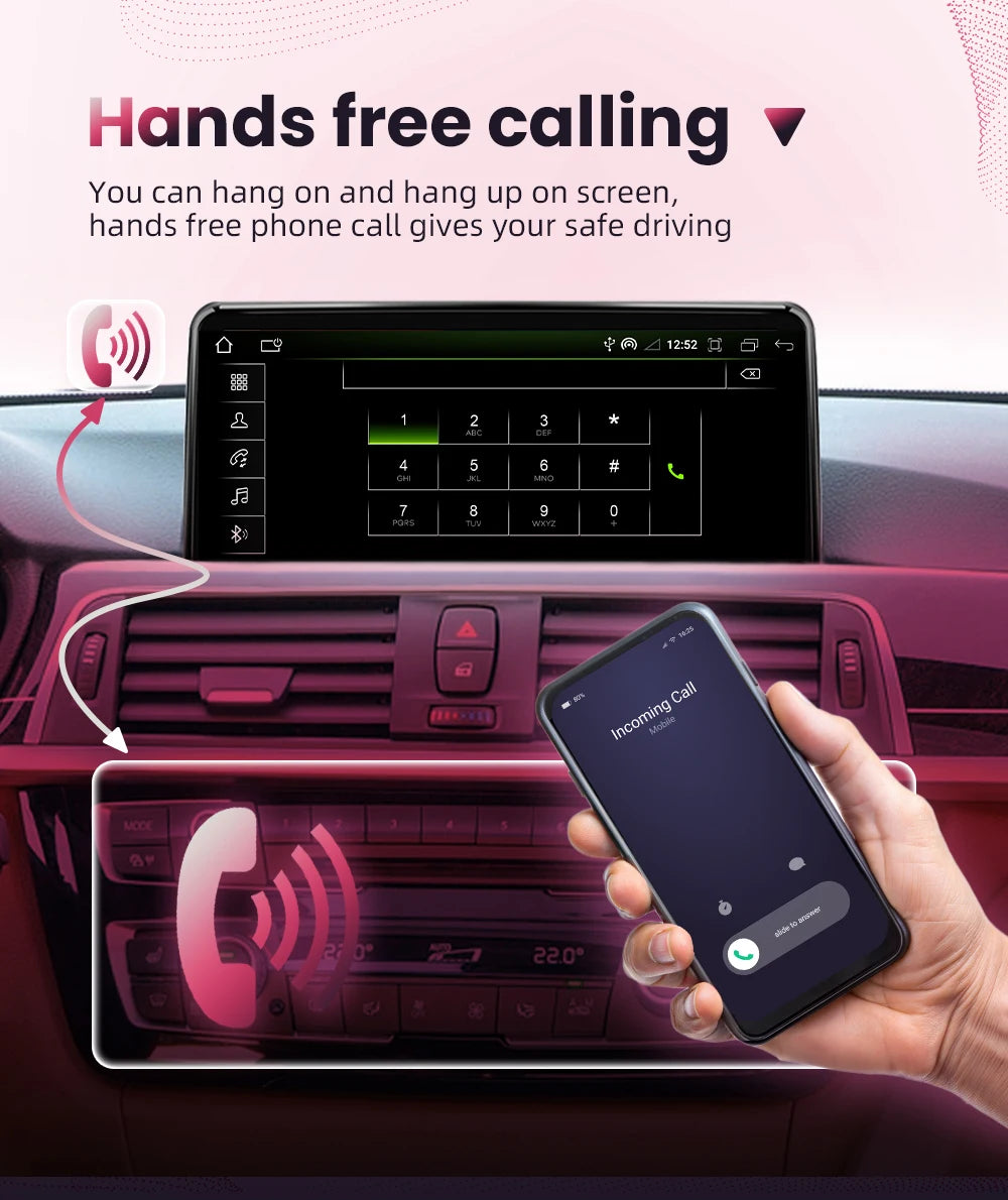 BONROAD 10.25-Inch CarPlay Display for BMW X5 / X6