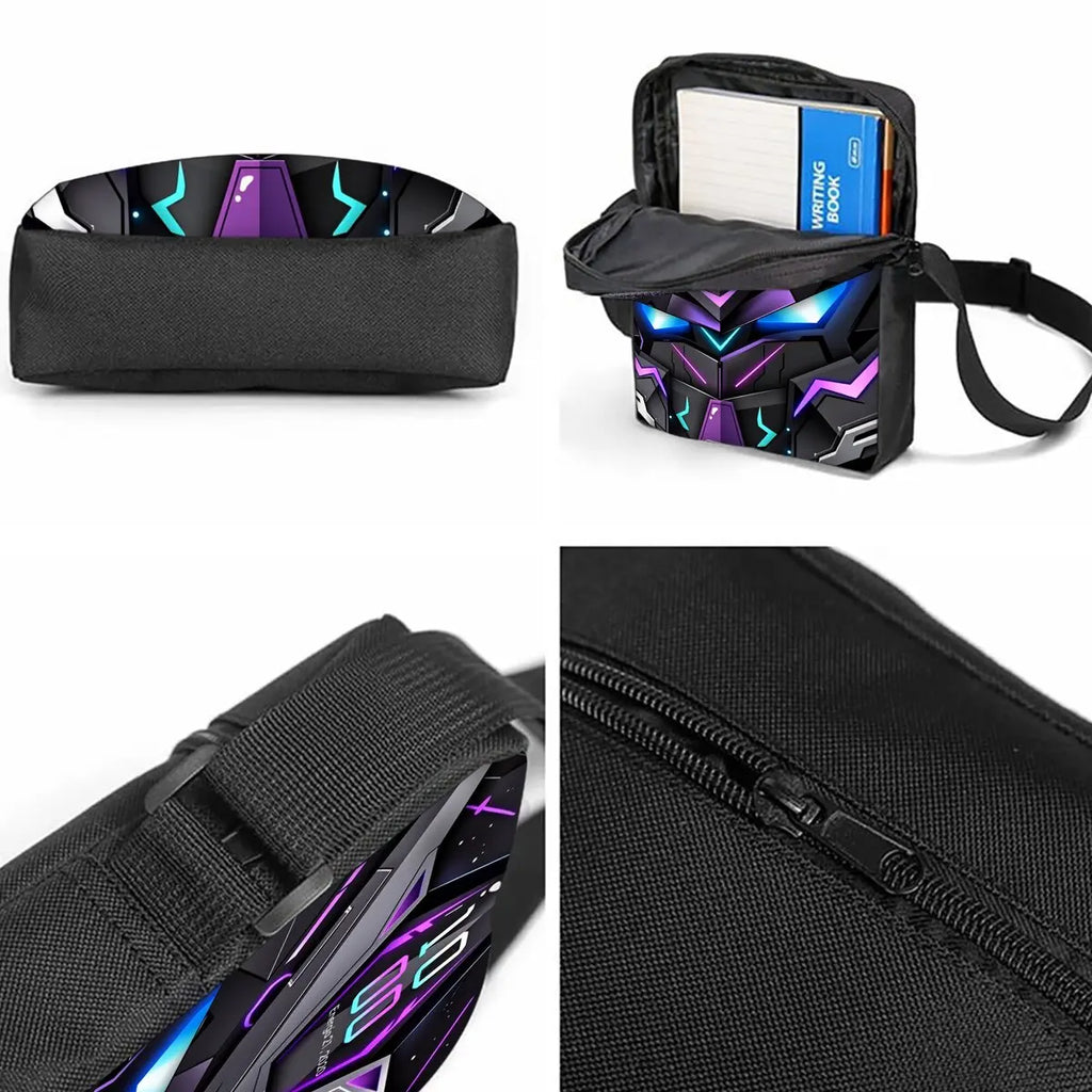 Robot Print School Bag Set – 3 Pieces