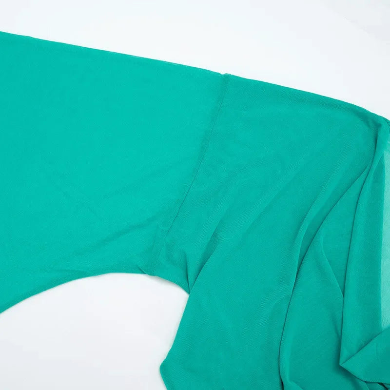 Women's Draped V-Neck Crop Top and Capri Set