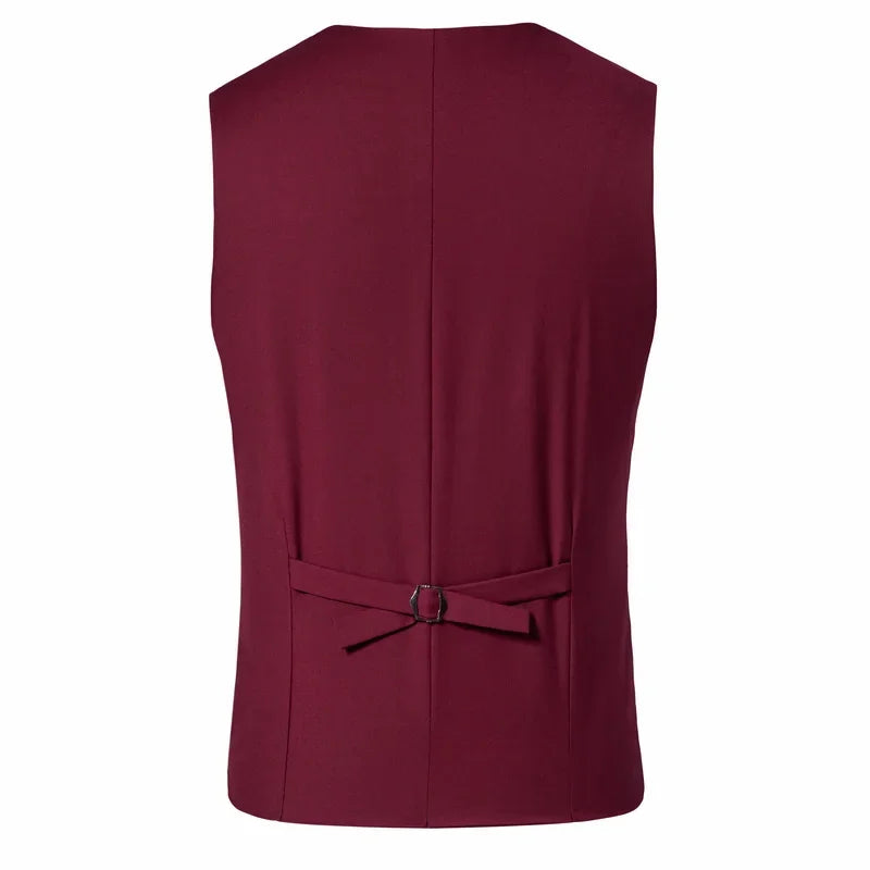 Men's Single-Breasted Formal Suit Vest