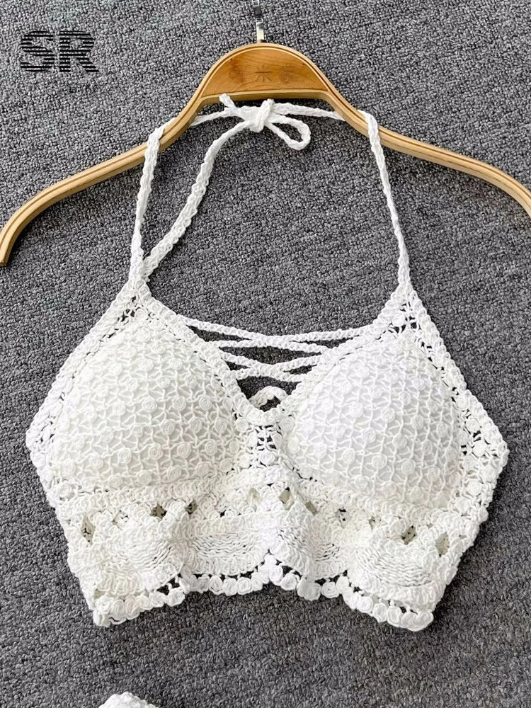 SINGREINY Knit Cami & Shorts Set