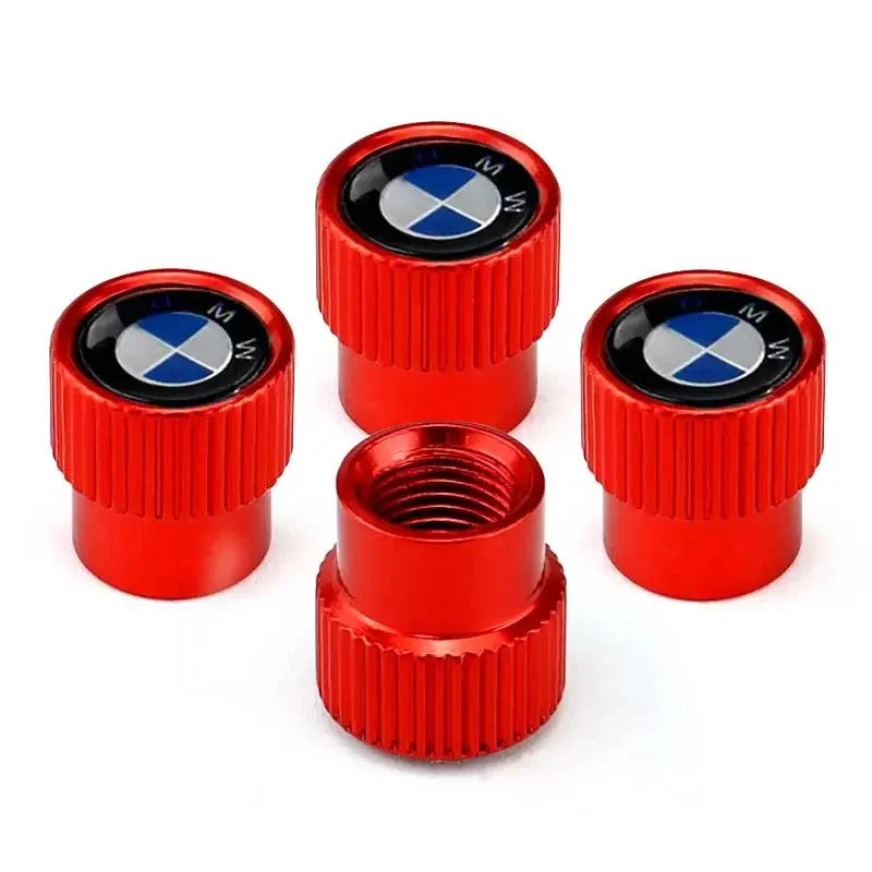 M-Power Design Aluminum Tire Valve Caps – Set of 4
