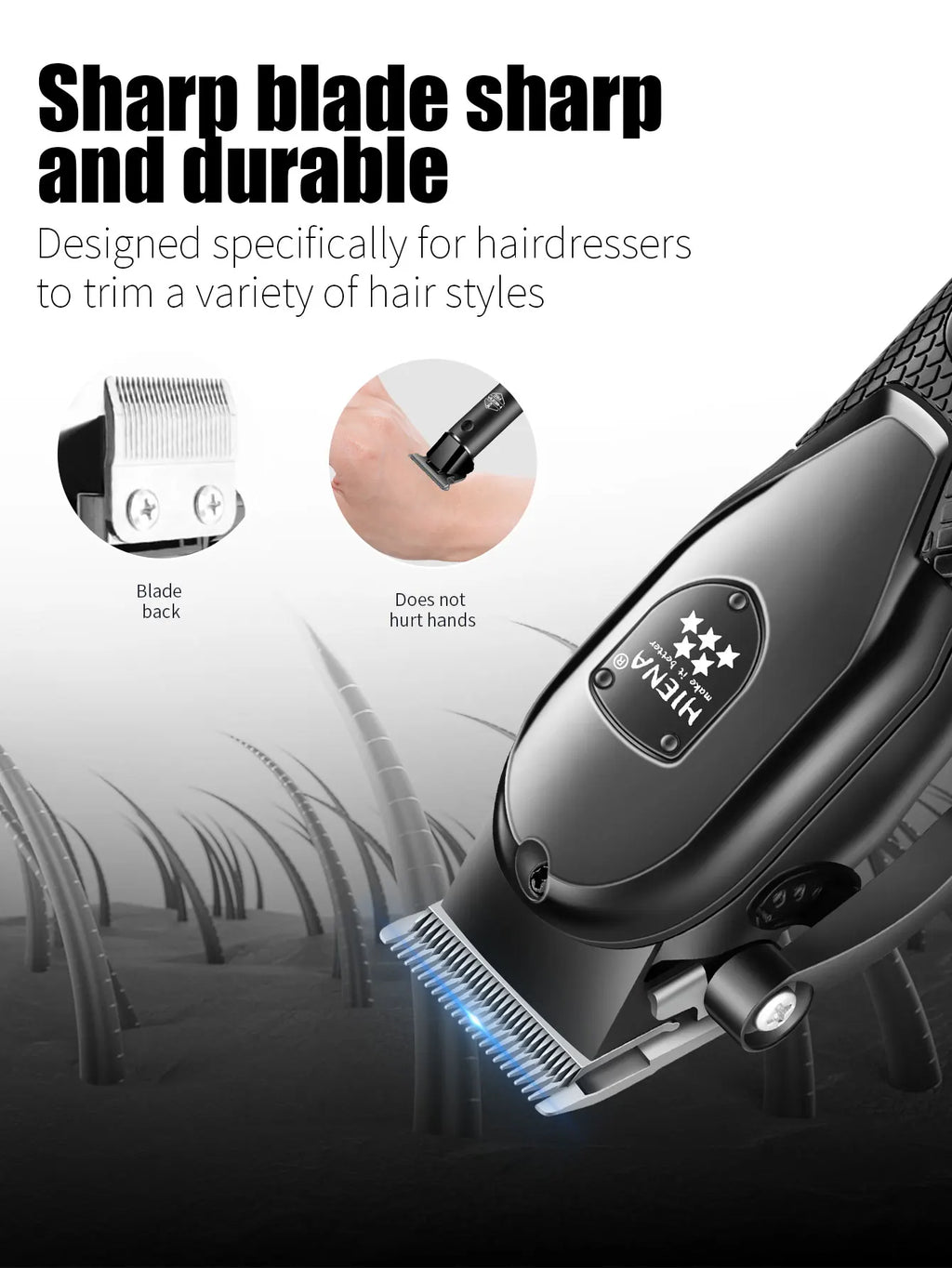 HIENA Rechargeable Hair Trimmer Kit