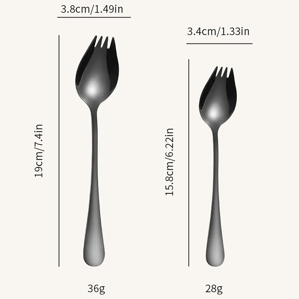 Long-Handle Stainless Steel Spork